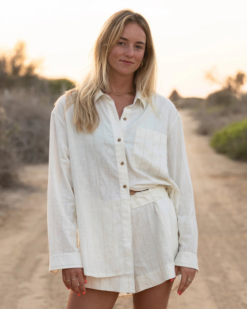 Women's Sullivan's Short - Sea Scallop Print Desert Tan