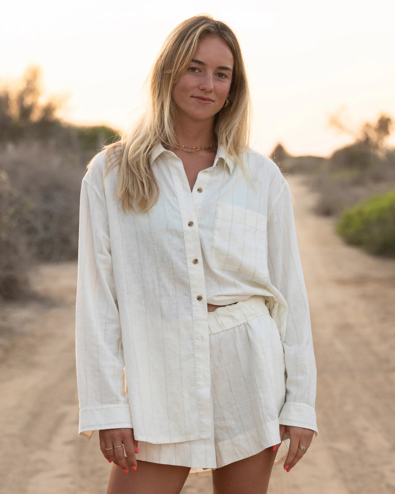 Women's Sullivan's Short - Sea Scallop Print Desert Tan