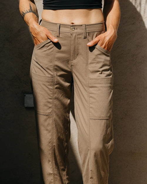 Women's Topogrid Pant - Stone