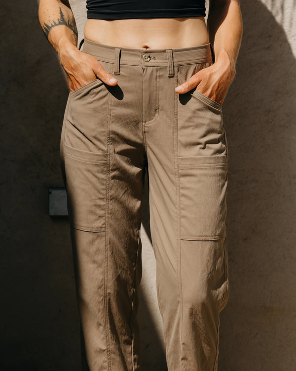Women's Topogrid Pant - Stone