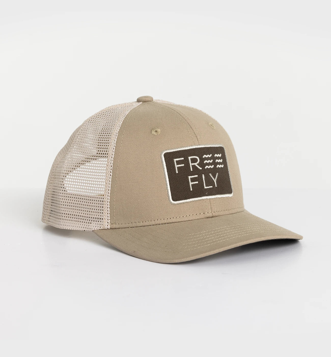 Wave Trucker Hat - Khaki – Free Fly Apparel