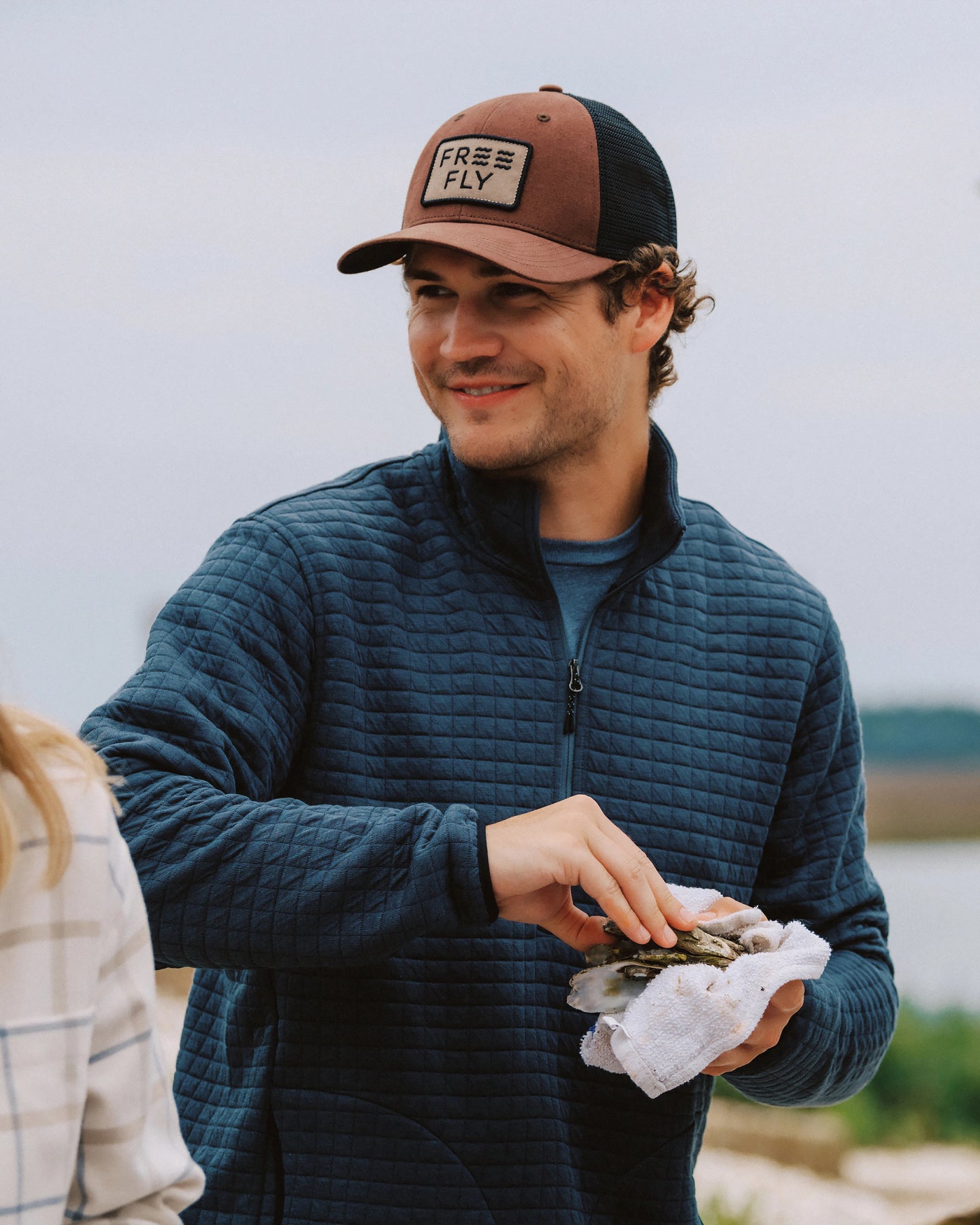 Wave Trucker Hat - Chestnut