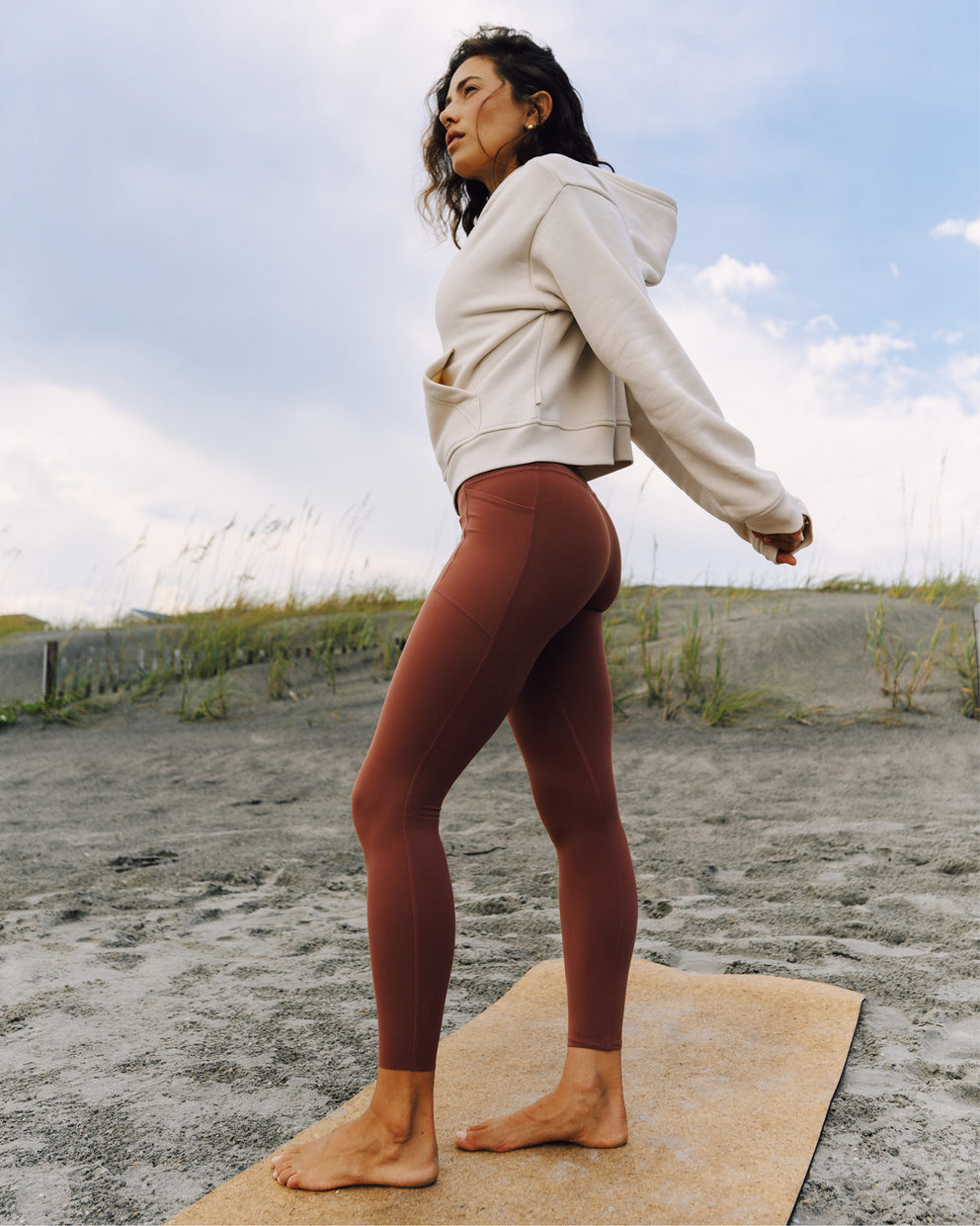 Women's All Day Pocket Legging - Plum