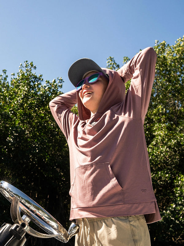 Girls' Bamboo Shade Hoodie - Fig