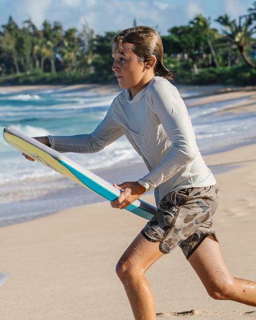 Youth Offshore Rash Guard - Birch