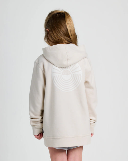 Youth Sun Ripple Fleece Hoodie - Heather Birch
