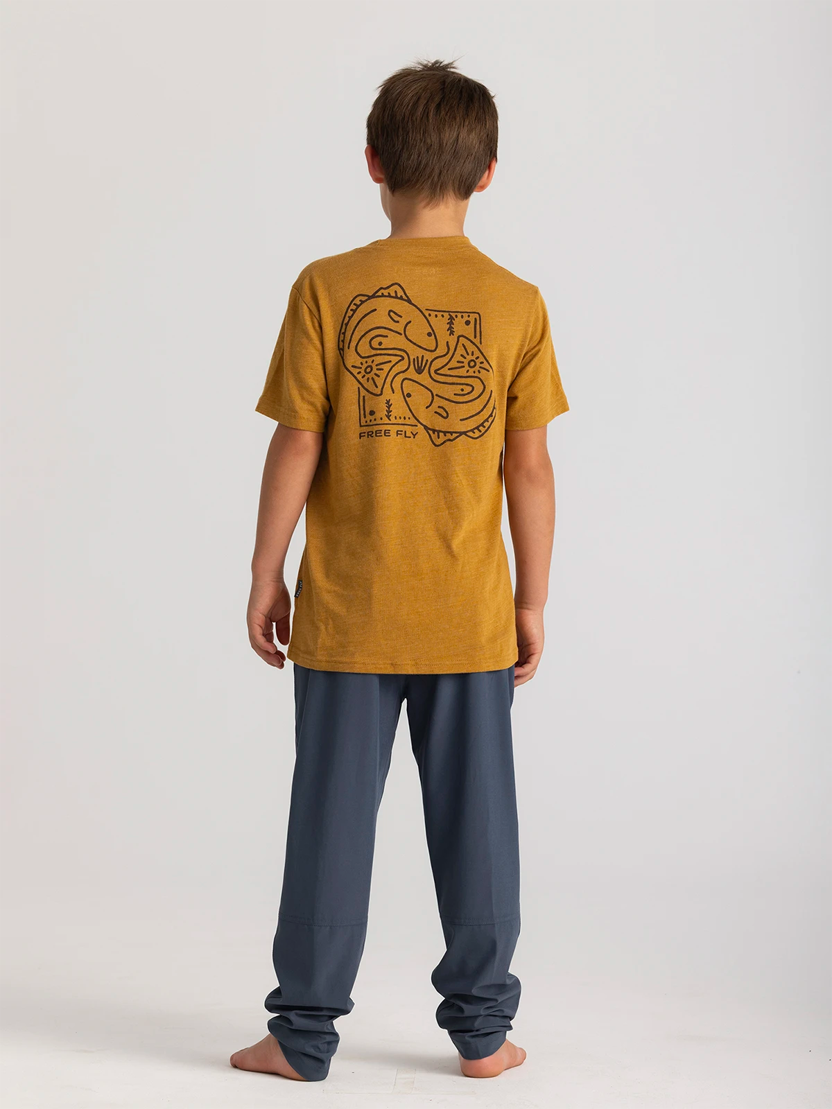 Youth Dueling Reds Tee - Heather Ochre