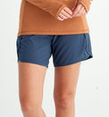 Women's Bamboo-Lined Breeze Short – 6" - Blue Dusk II