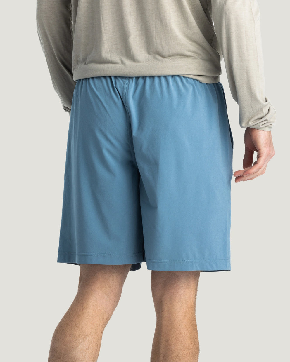 Men's Breeze Short – 8" - Blue Fog