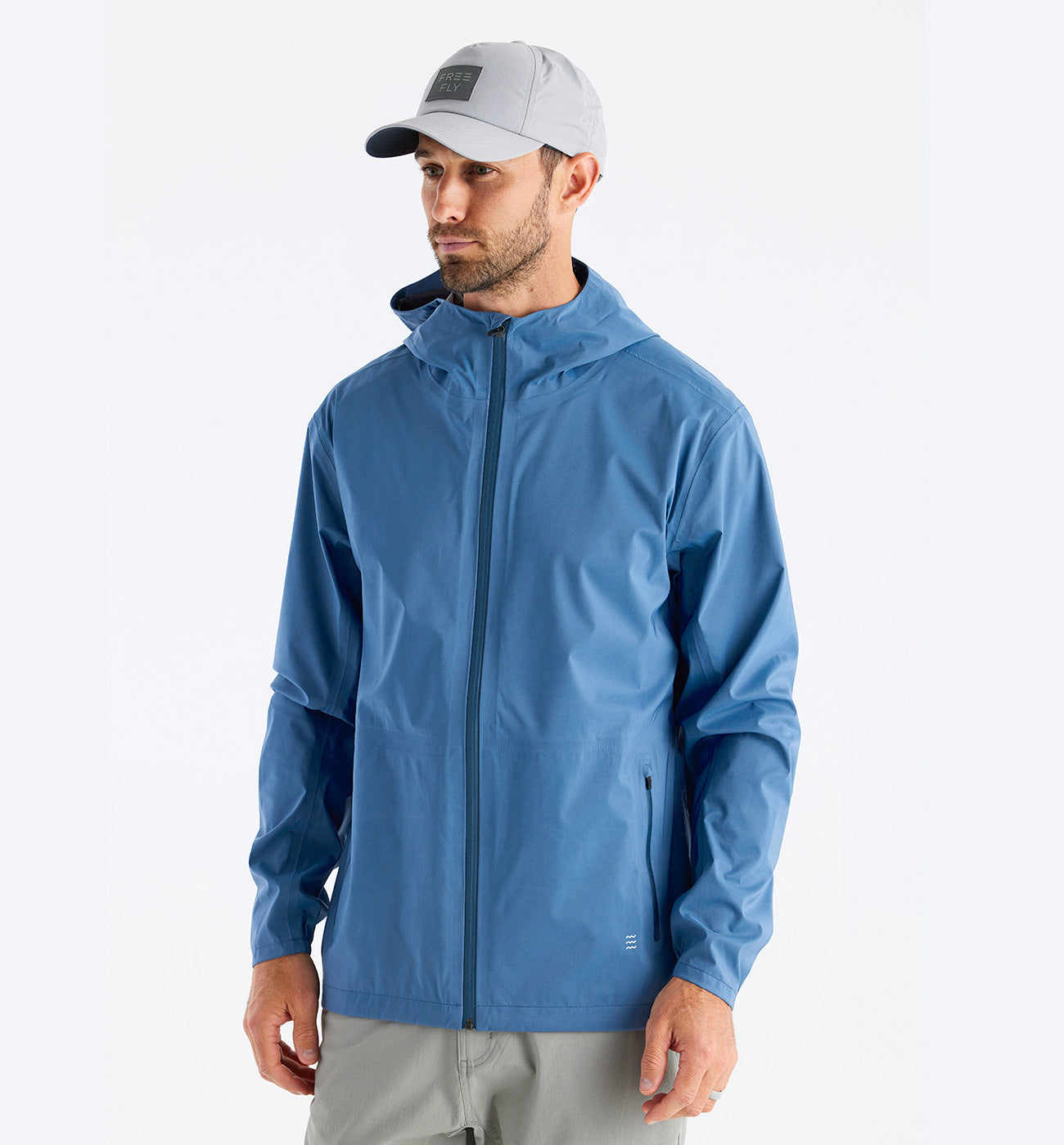 Teal rain outlet jacket