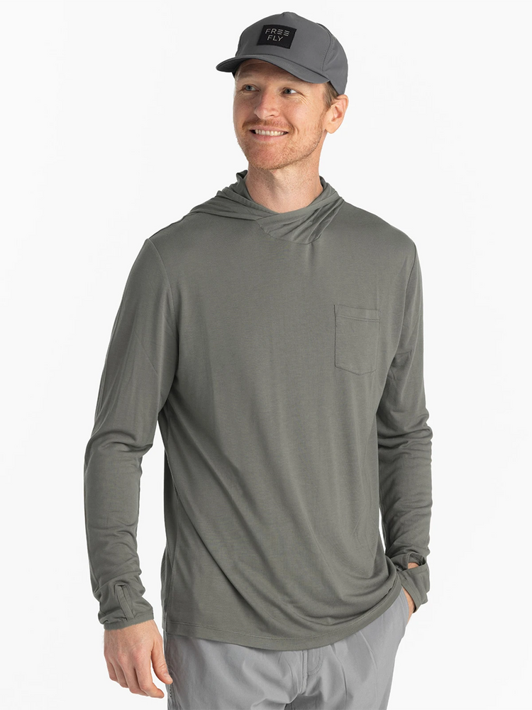 Men's Bamboo Lightweight Hoodie - Fatigue