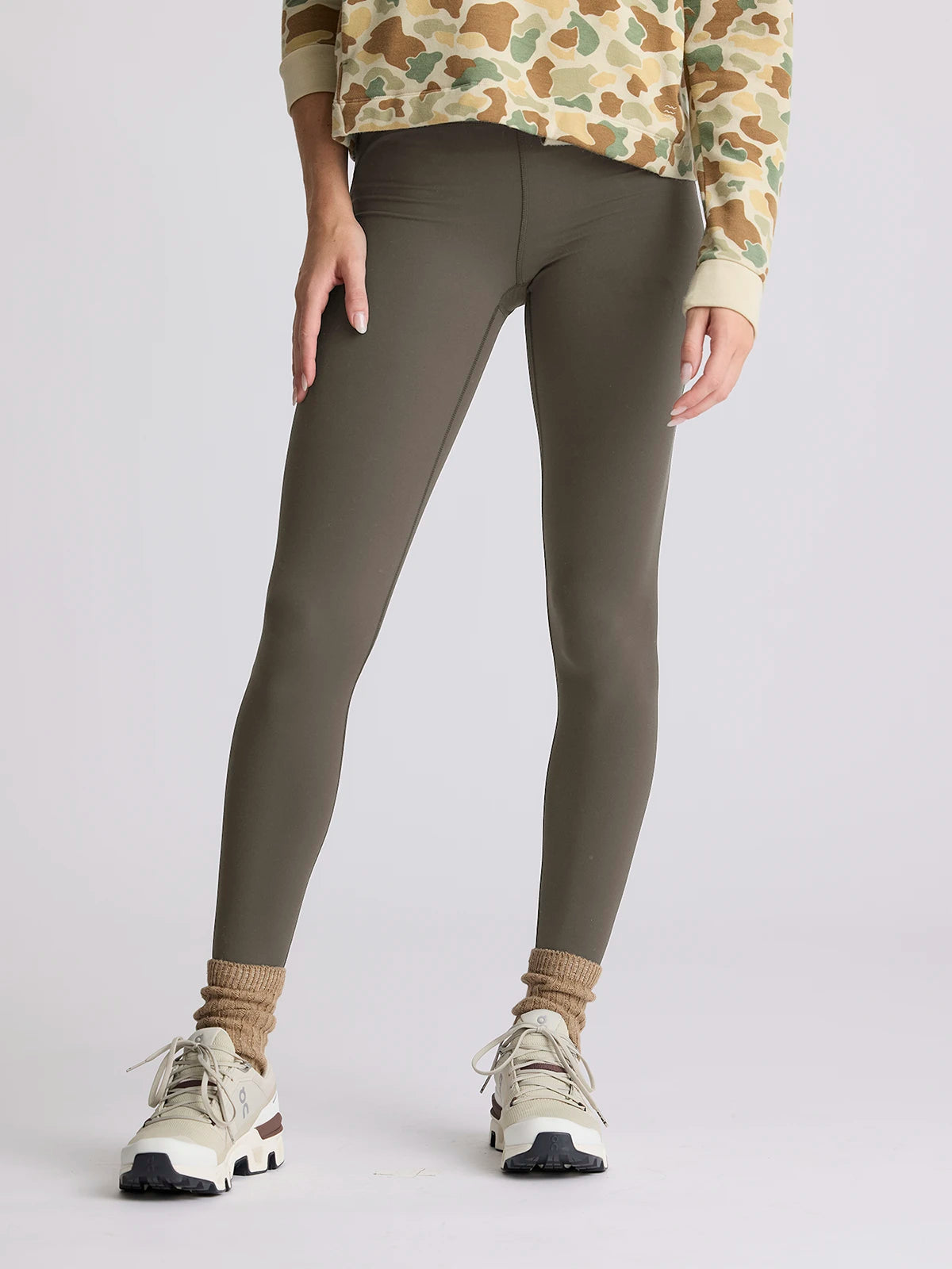 Women's Highmile Legging - Smokey Olive