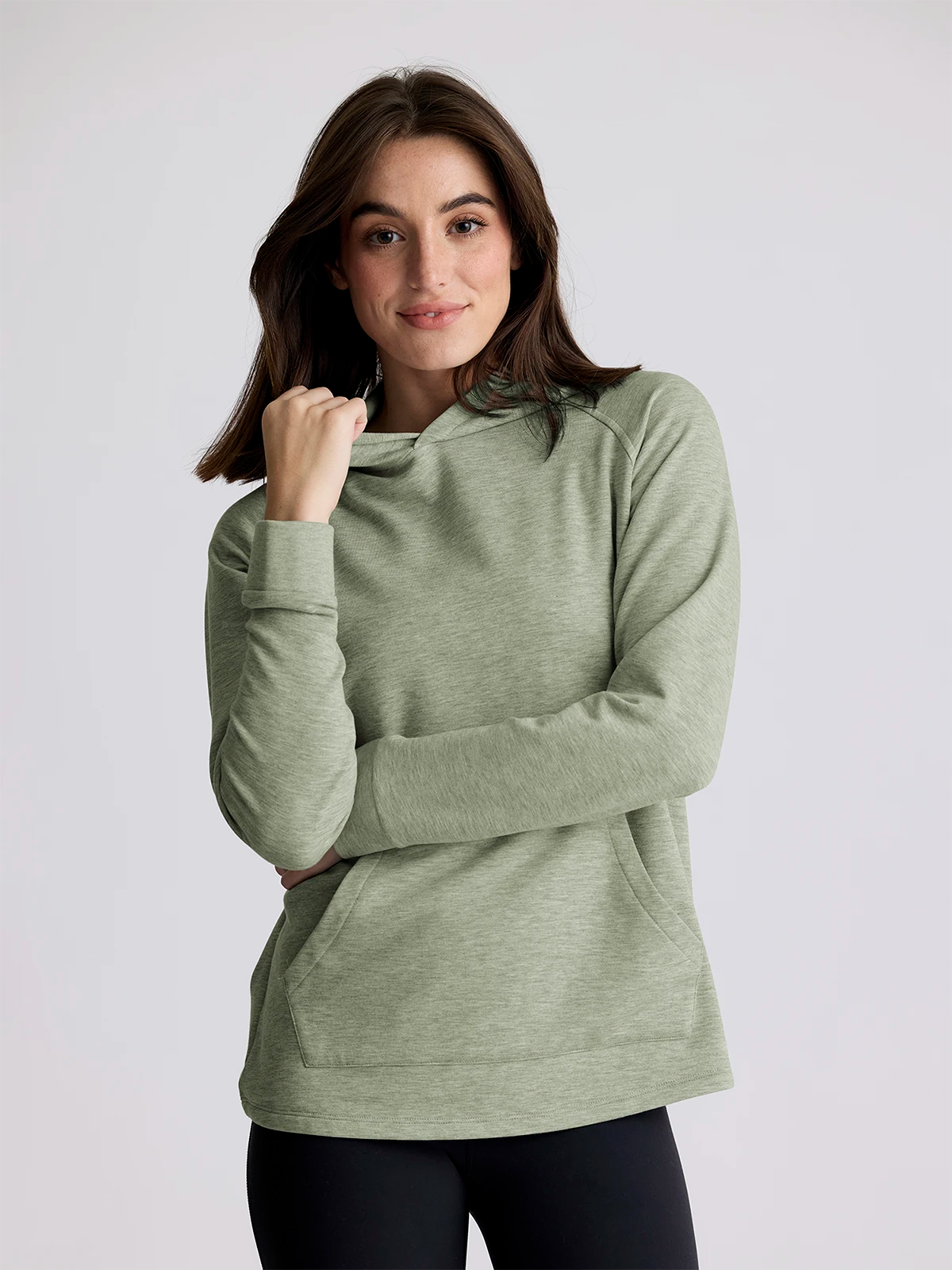 Women's Bamboo Lightweight Fleece Hoodie - Desert Sage