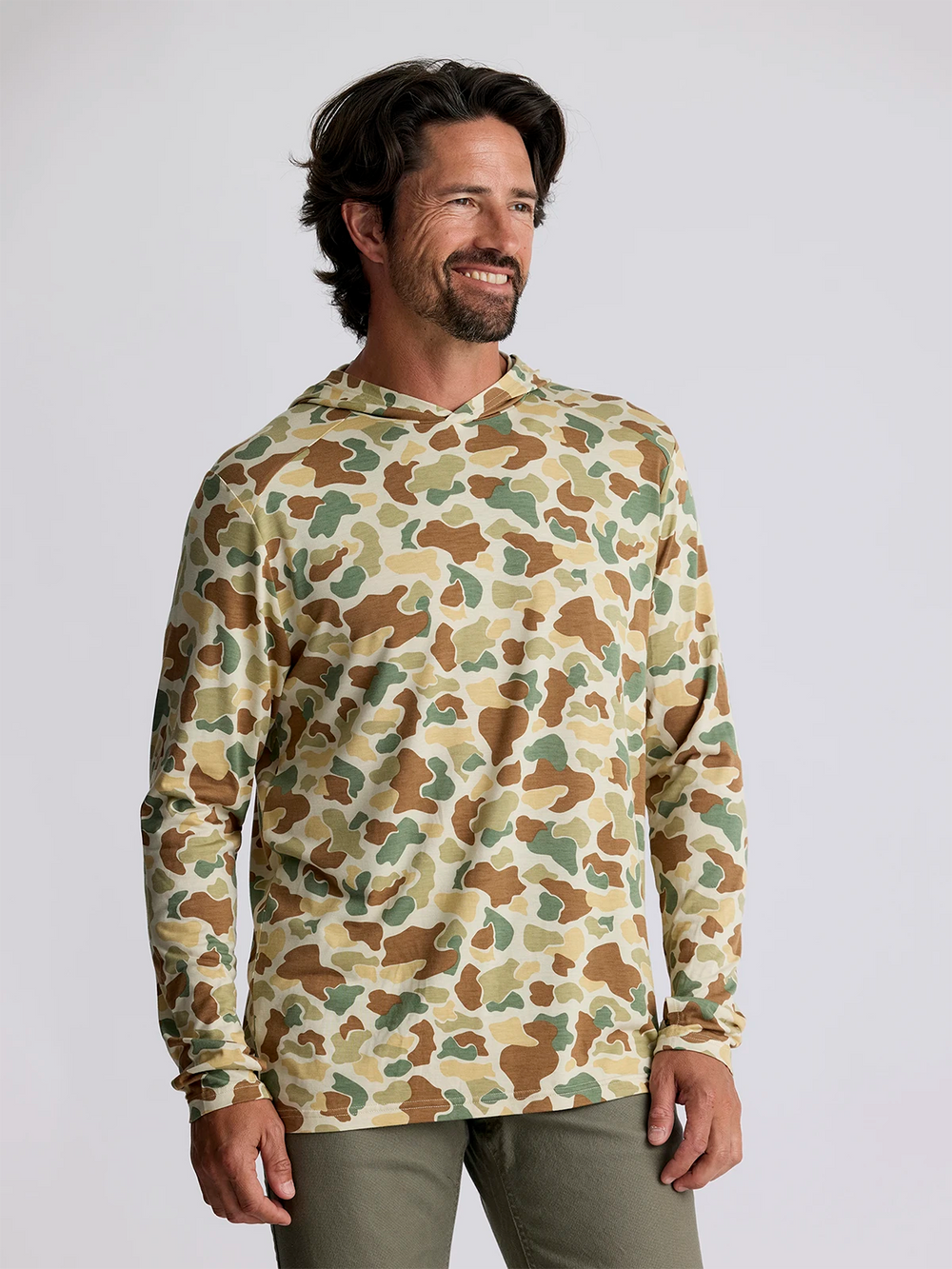 Men's Bamboo Shade Hoodie - Vintage Camo second image