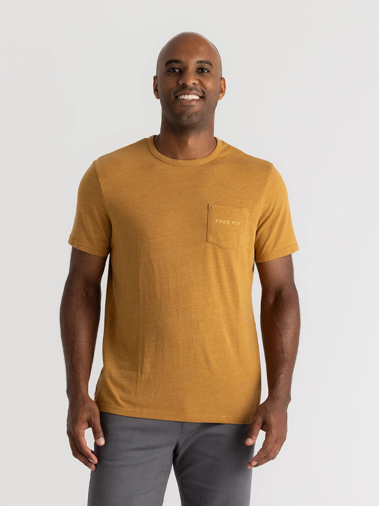 Comfort On Pocket Tee - Heather Ochre