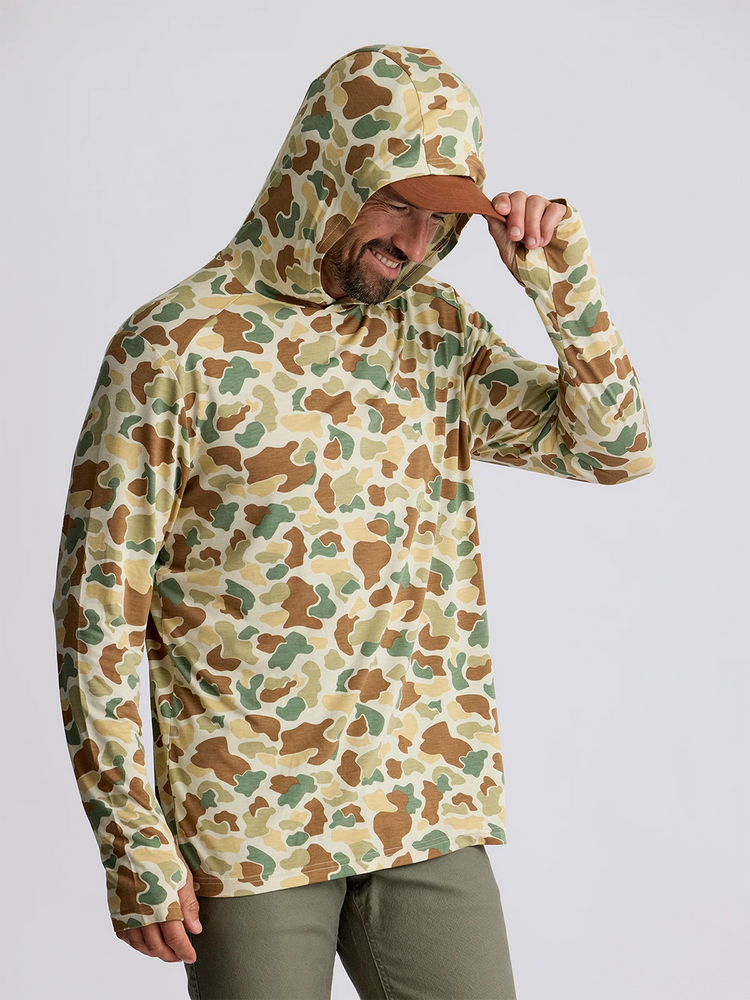 Men's Bamboo Shade Hoodie - Vintage Camo