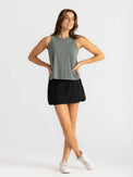 Women's Bamboo-Lined Active Breeze Skort – 13" - Black