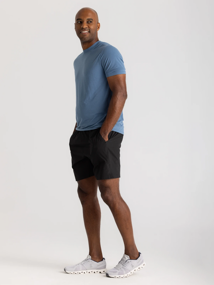 Men's Bamboo-Lined Active Breeze Short – 7" - Black