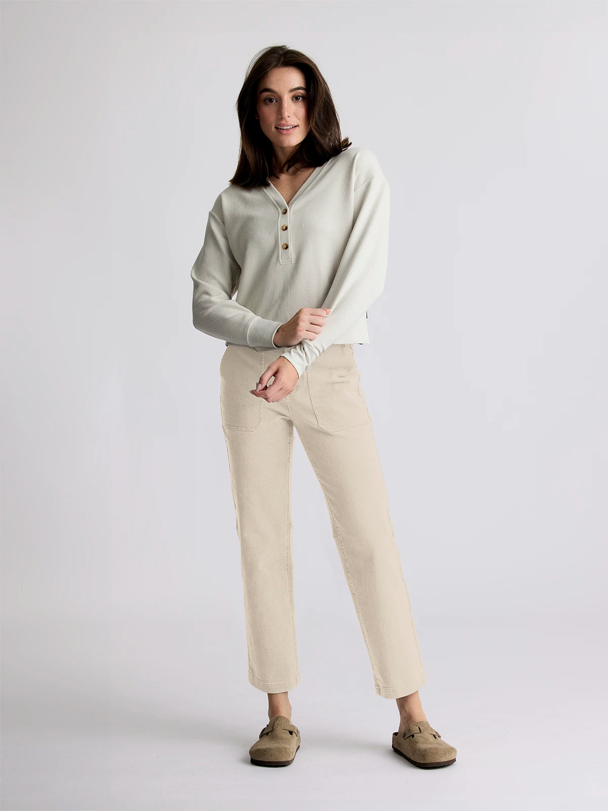 Women's Folly Twill Pant - Stone