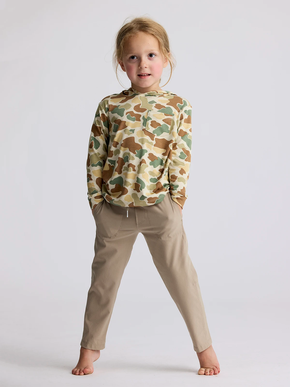 Toddler Bamboo Shade Hoodie - Vintage Camo