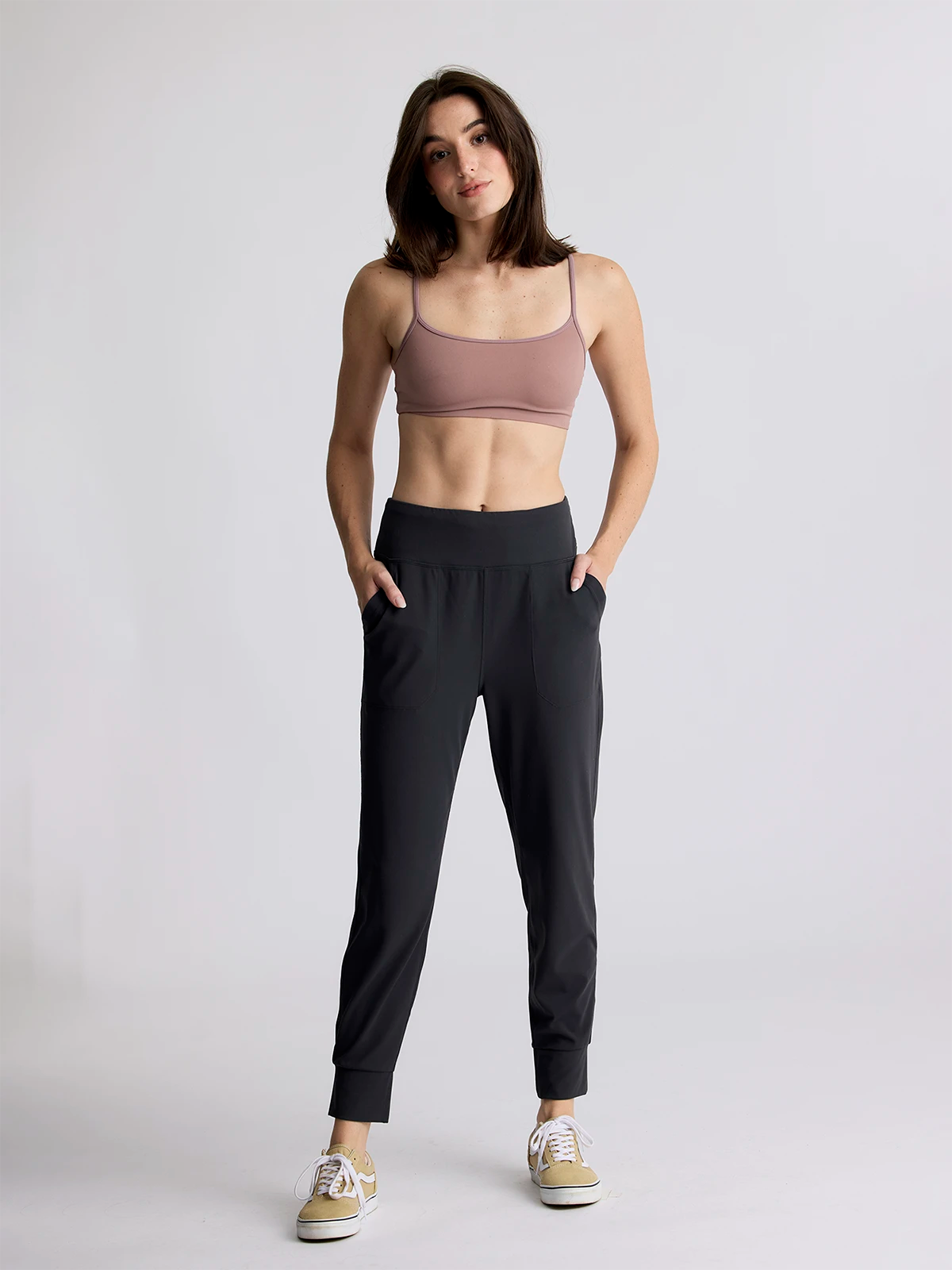 Women's Highmile Fitted Jogger - Black Sand
