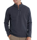 Men's Bamboo Heritage Fleece Quarter Zip - Graphite