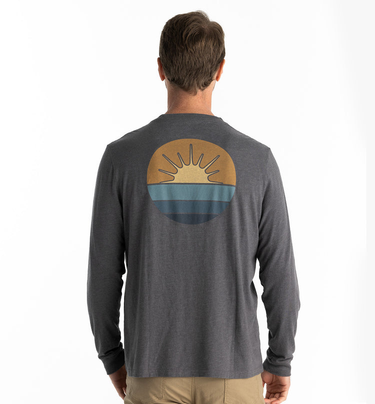 Low Light Long Sleeve - Heather Black Sand