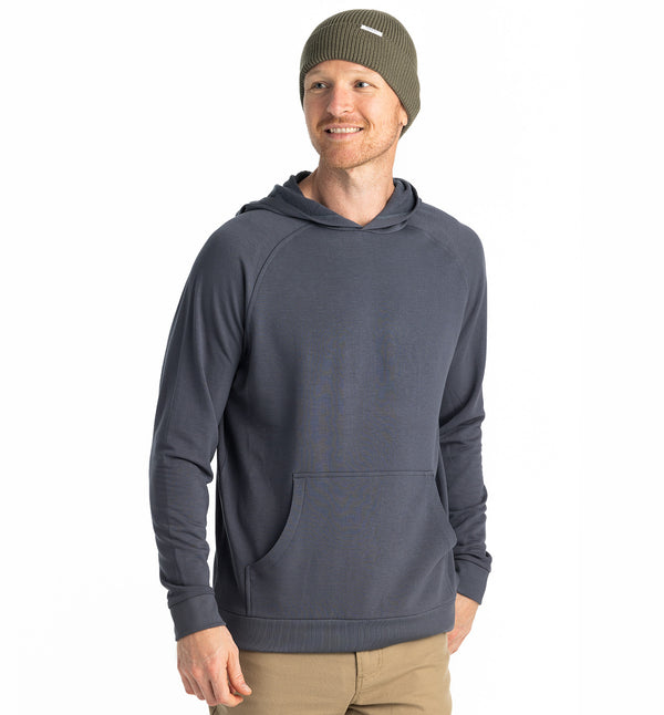 Buffalo Bloom Clay Men's Long Sleeve Fleece Hoodie