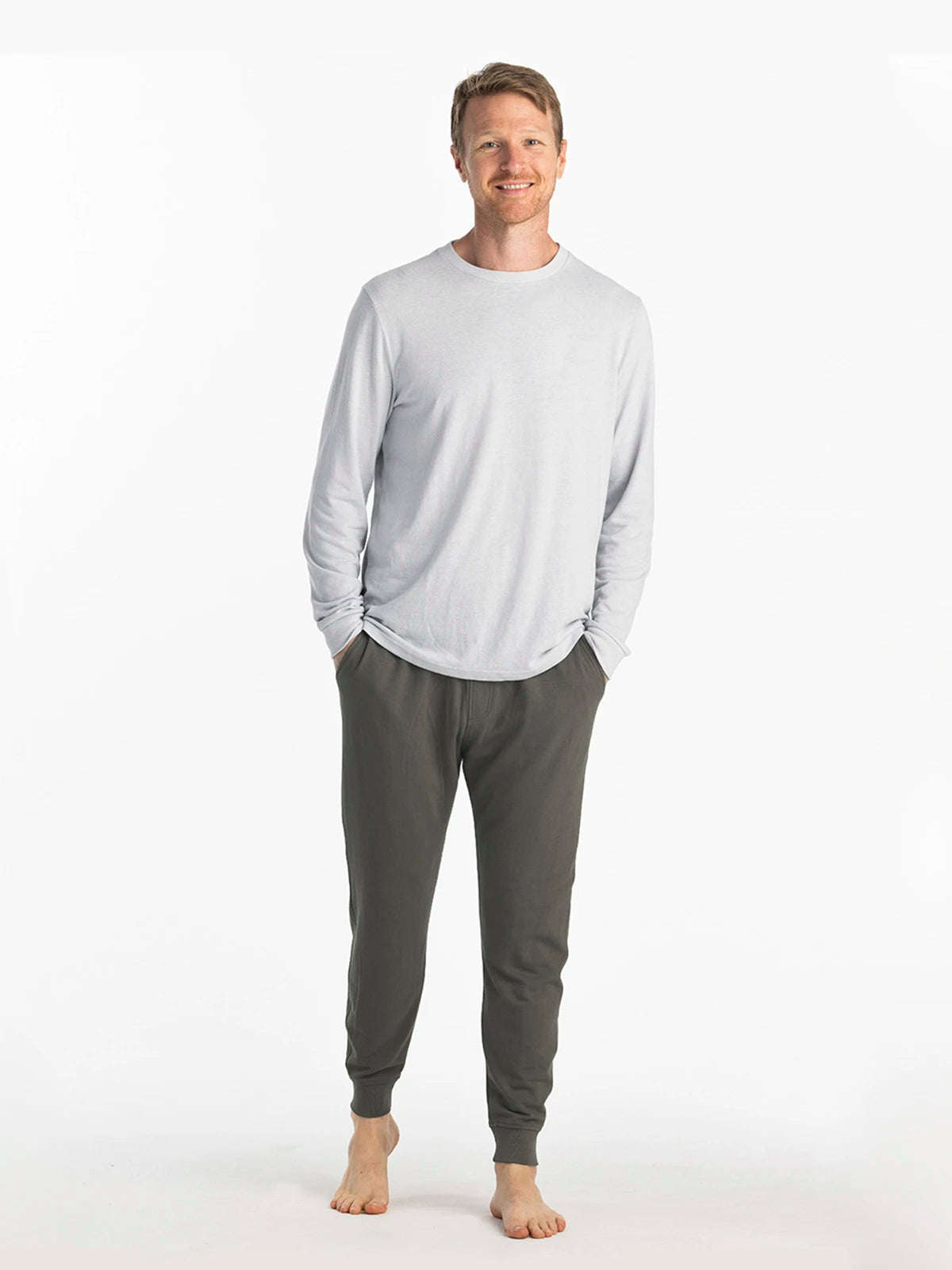 Men's Bamboo Lightweight Fleece Jogger - Fatigue