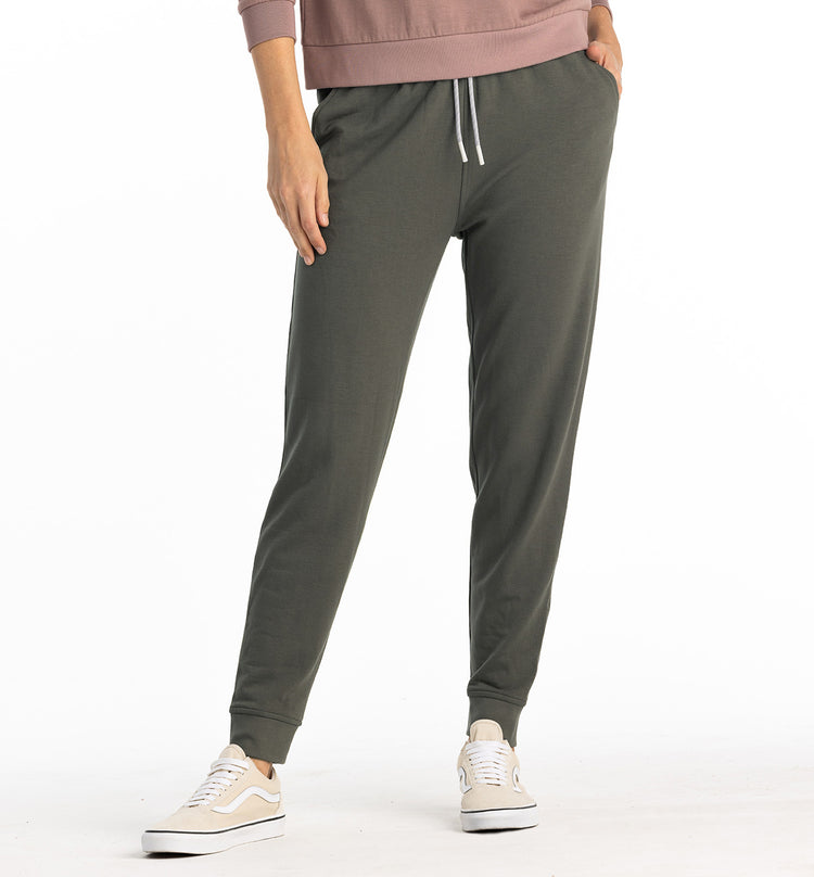 Women's Bamboo Lightweight Fleece Jogger - Fatigue