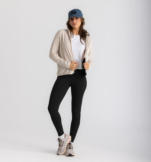 Women's All Day Pocket Legging - Storm Cloud – Free Fly Apparel