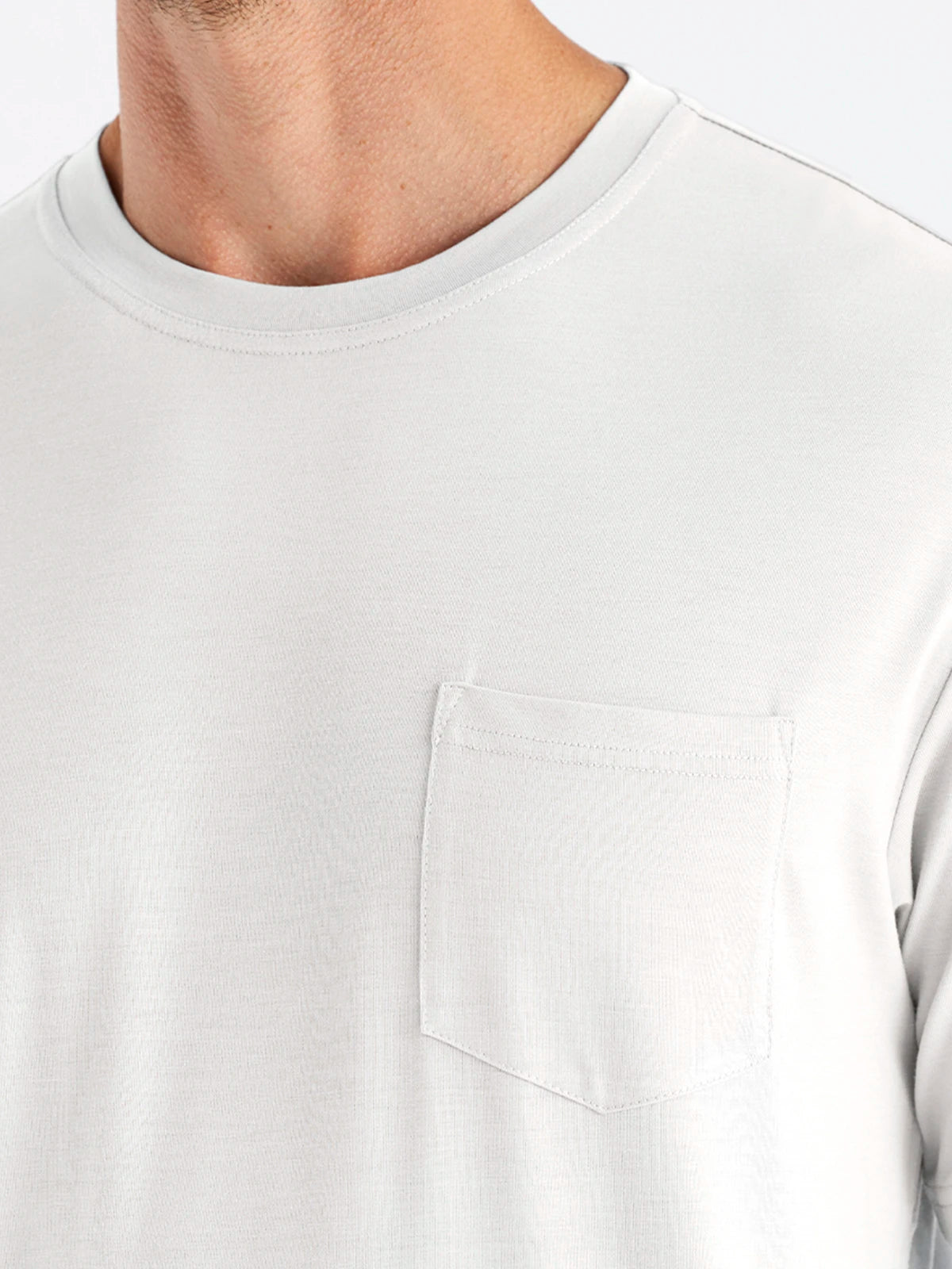 Men's Bamboo Flex Pocket Tee - Bright White