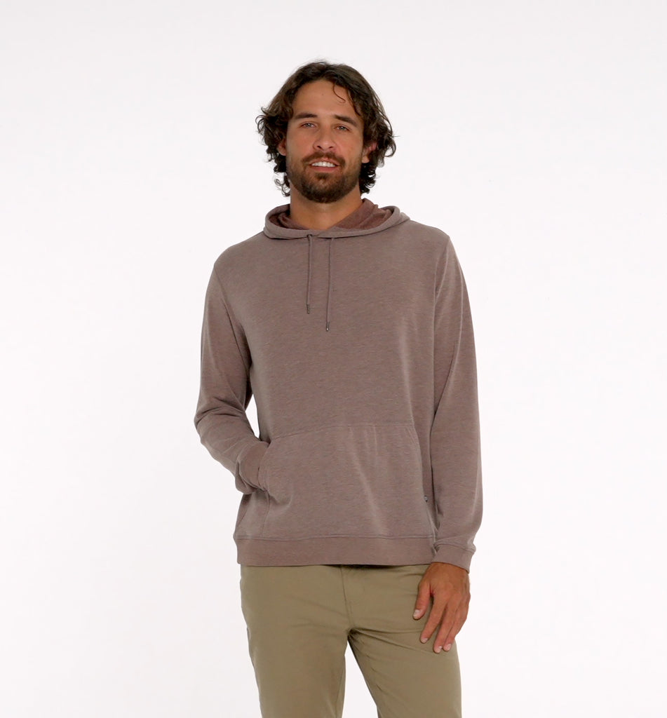 Free Fly Men's Bamboo Lightweight Hoodie Slate / Small