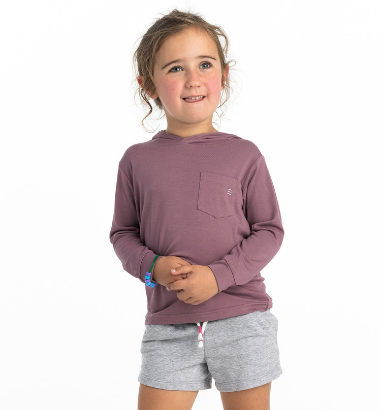 Toddler Bamboo Shade Hoodie - Sea Moss Purple