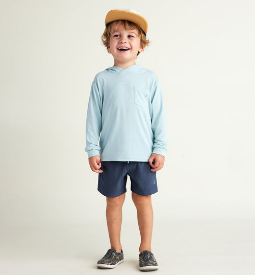 Toddler Bamboo Shade Hoodie - Tide Pool