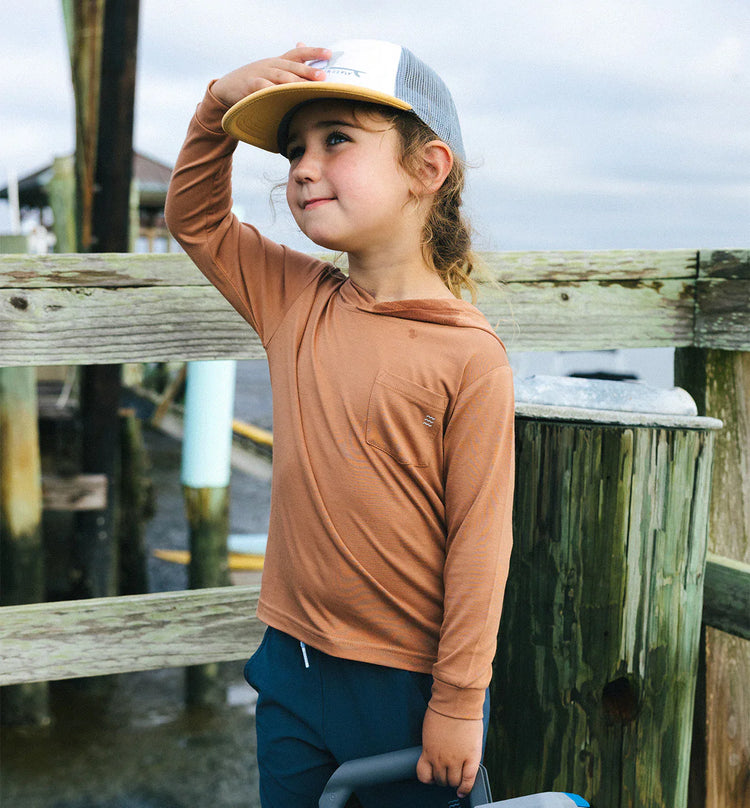 Toddler Bamboo Shade Hoodie - Barrier Island Camo