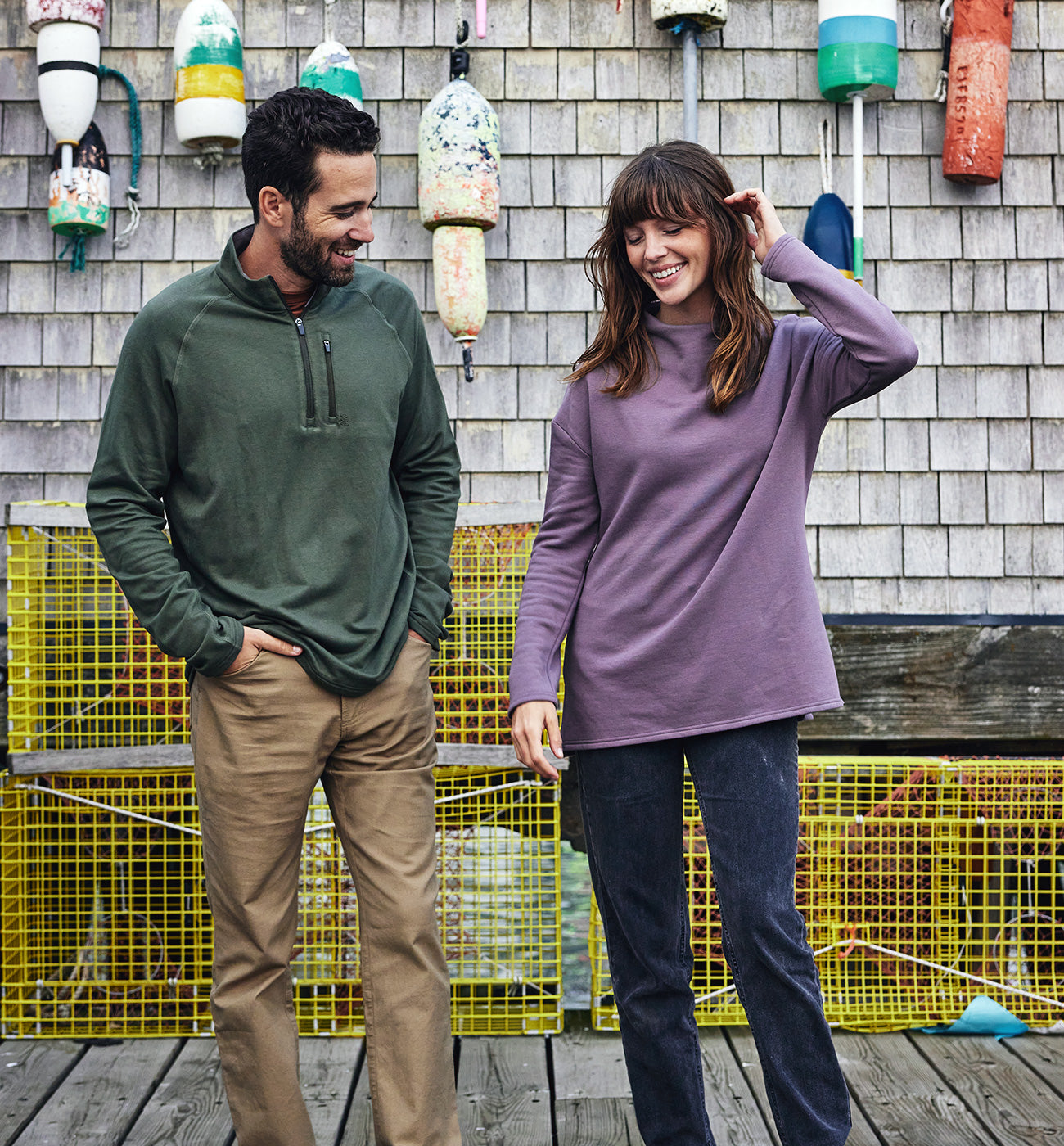 Women's Bamboo Thermal Fleece Mockneck - Heather Black – Free Fly