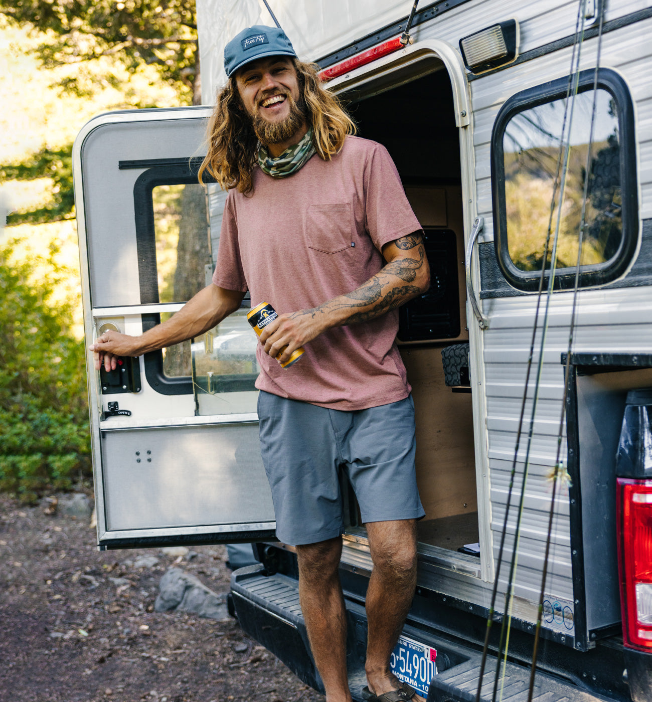 Men's Tradewind Short - Vintage Khaki – Free Fly Apparel