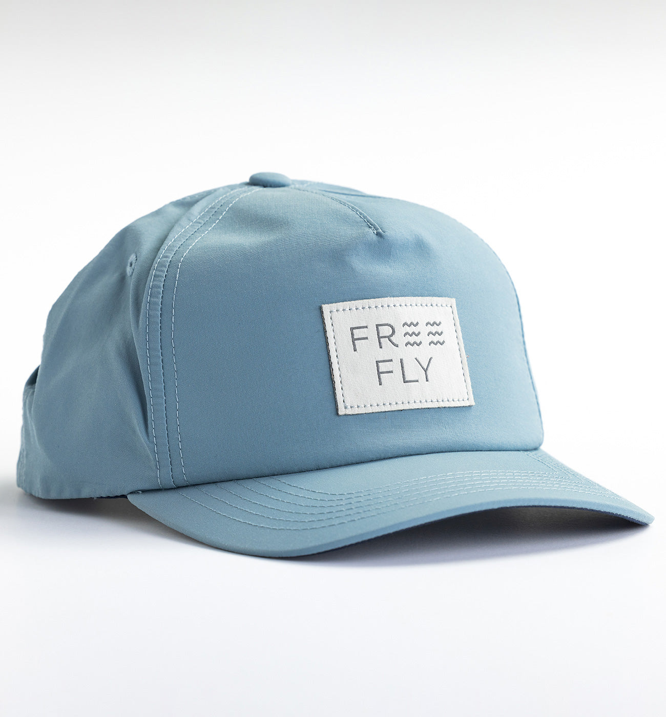Wave 5-Panel Hat - Stone Blue – Free Fly Apparel