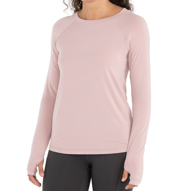 Women's Bamboo Shade Long Sleeve - Harbor Pink