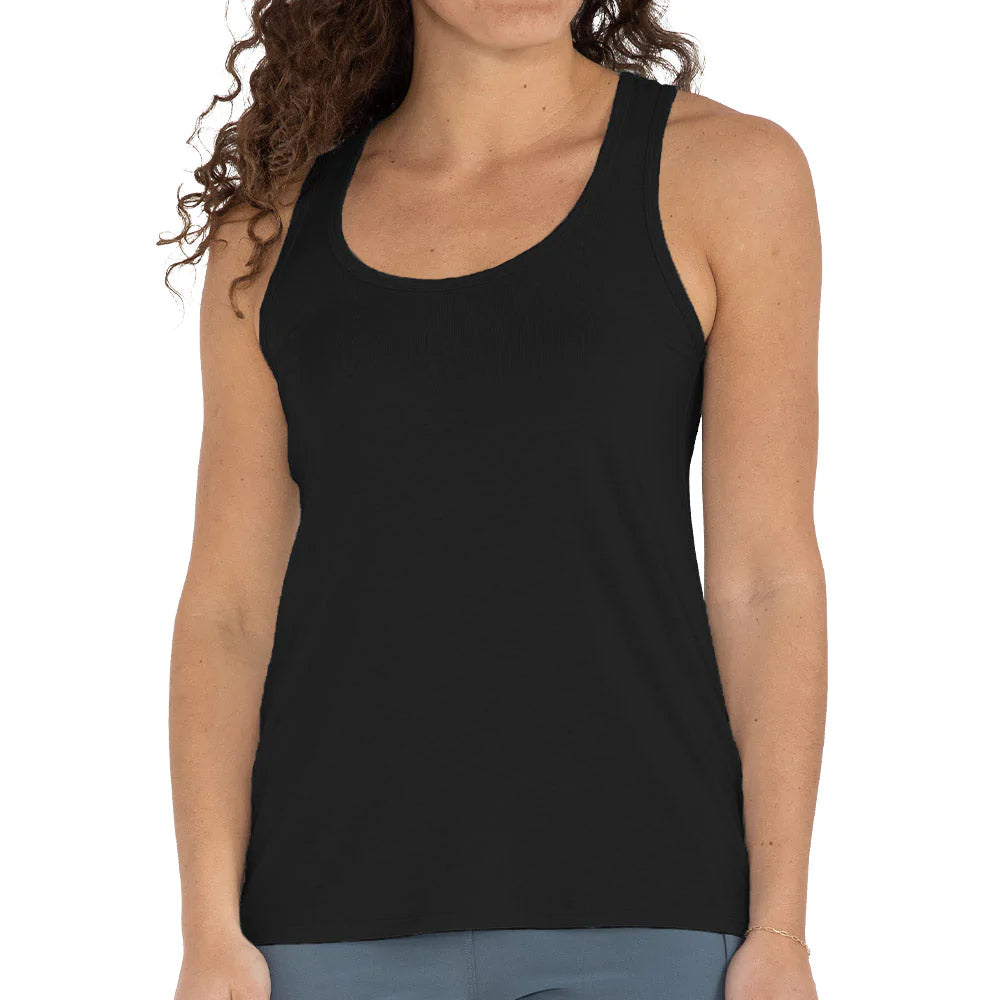 Women's Bamboo Motion Racerback Tank - Black