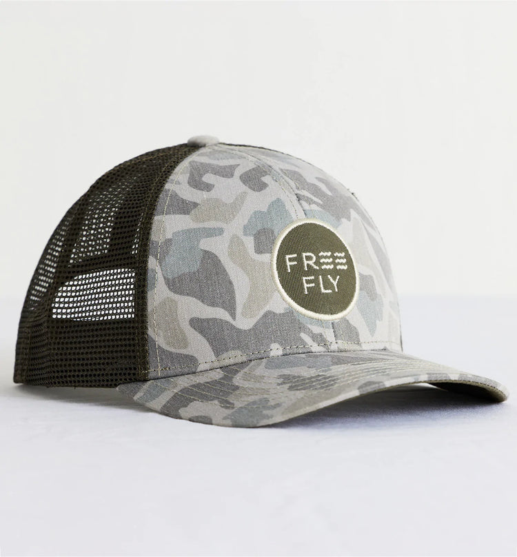 Camo Trucker Hat - Barrier Island Camo