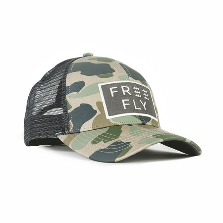 Camouflage Snapback | Wave Snapback | Free Fly Apparel