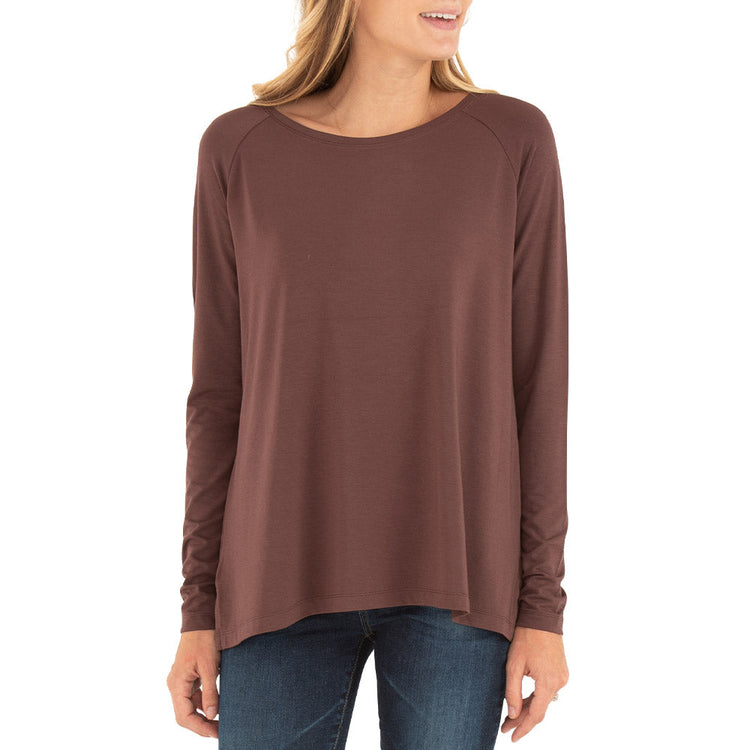 Women's Bamboo Everyday Flex Long Sleeve - Umber