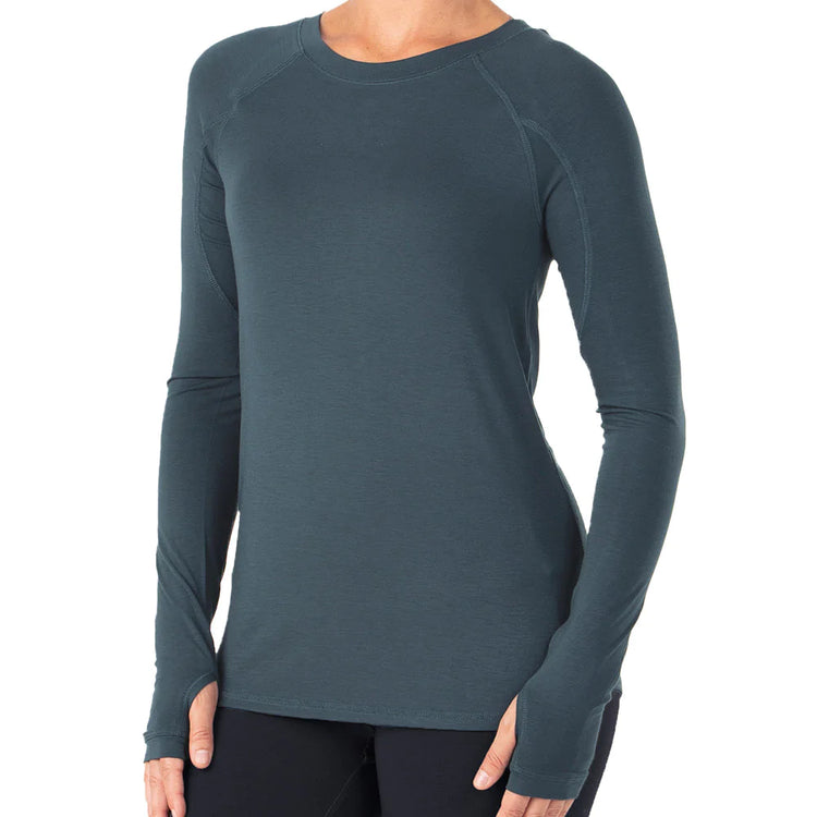 Women's Bamboo Shade Long Sleeve - Blue Dusk