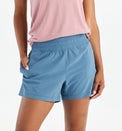 Women's Pull-On Breeze Short - Pacific Blue