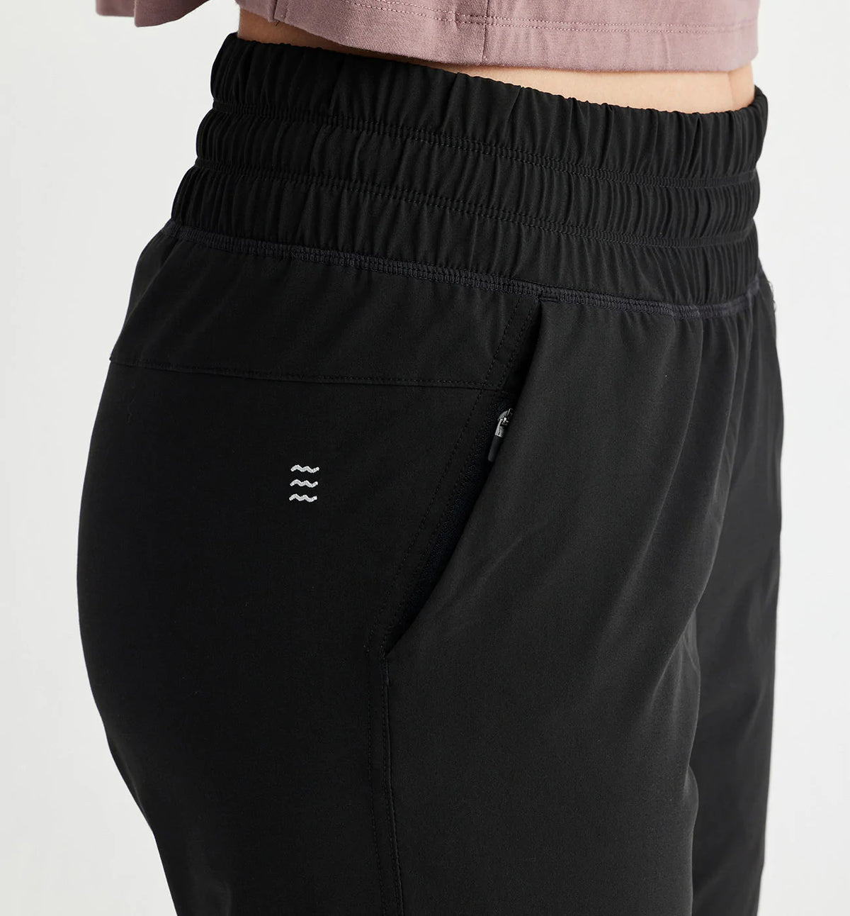 Women s Breeze Pull On Jogger Black Free Fly Apparel