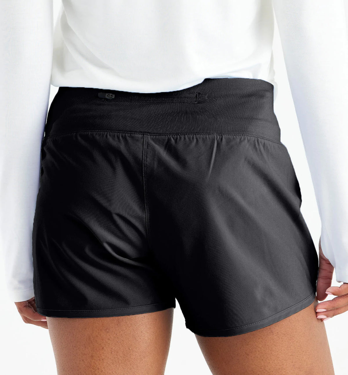 Women's Bamboo-Lined Breeze Short – 4" - Black