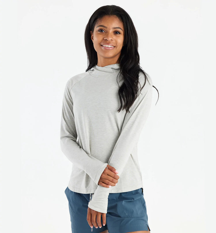 Women's Elevate Hoodie - Heather Sandstone