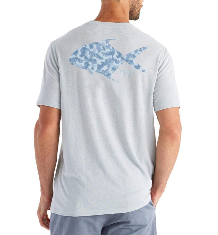 Permit Tee - Heather Aspen Grey